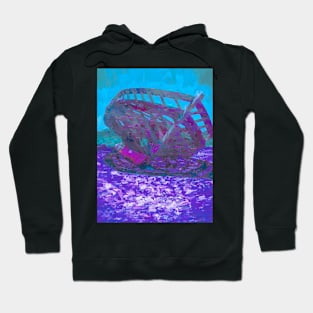 Boat frame abstract wall art print Hoodie